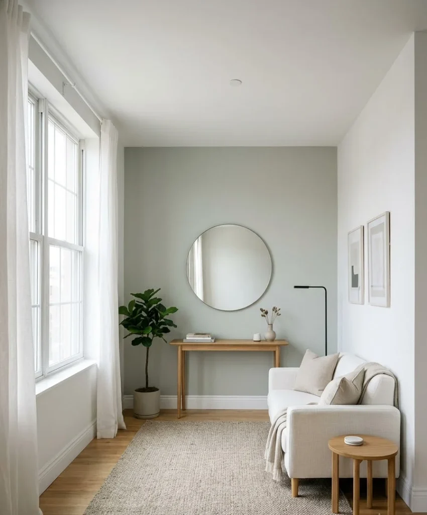 leaning green for small rooms